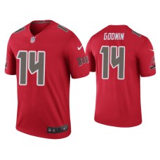 Men's Tampa Bay Buccaneers #14 Color Rush Legend Chris Godwin Red Jersey