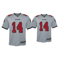 Youth Tampa Bay Buccaneers #14 Chris Godwin Gray Inverted Game Jersey