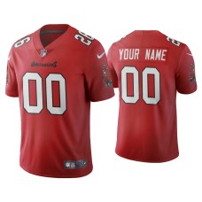 Men's Tampa Bay Buccaneers #0 Custom Vapor Limited Red Jersey