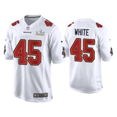 Men's Tampa Bay Buccaneers #45 Devin White Super Bowl LV White Game Fashion Jersey