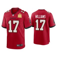 Men's Tampa Bay Buccaneers #17 Doug Williams Super Bowl LV Champions Red Game Jersey