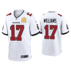 Men's Tampa Bay Buccaneers #17 Doug Williams Super Bowl LV Champions White Game Jersey