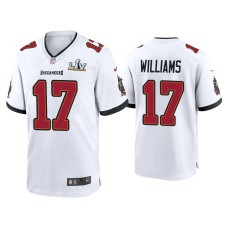 Men's Tampa Bay Buccaneers #17 Doug Williams Super Bowl LV White Game Jersey