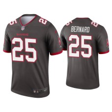 Men's Tampa Bay Buccaneers #25 Giovani Bernard Pewter Legend Jersey