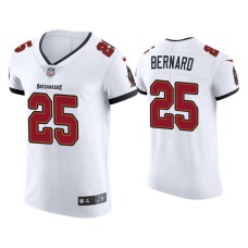 Men's Tampa Bay Buccaneers #25 Giovani Bernard White Vapor Elite Jersey