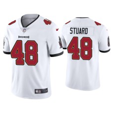 Men's Tampa Bay Buccaneers #48 Grant Stuard Vapor Limited White Jersey