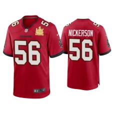 Men's Tampa Bay Buccaneers #56 Hardy Nickerson Super Bowl LV Champions Red Game Jersey