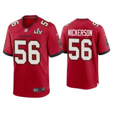 Men's Tampa Bay Buccaneers #56 Hardy Nickerson Super Bowl LV Red Game Jersey