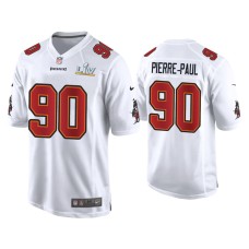 Men's Tampa Bay Buccaneers #90 Jason Pierre-Paul Super Bowl LV White Game Fashion Jersey