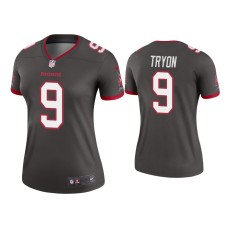 Women's Tampa Bay Buccaneers #9 Joe Tryon Pewter Legend Jersey