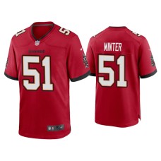 Men's Tampa Bay Buccaneers #51 Kevin Minter Red Game Jersey