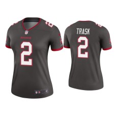 Women's Tampa Bay Buccaneers #2 Kyle Trask Pewter Legend Jersey