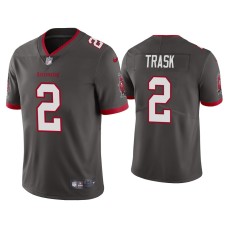 Men's Tampa Bay Buccaneers #2 Kyle Trask Vapor Limited Pewter Jersey