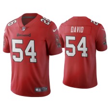 Men's Tampa Bay Buccaneers #54 Lavonte David Vapor Limited Red Jersey