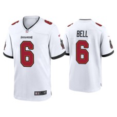 Men's Tampa Bay Buccaneers #6 Le'Veon Bell White Game Jersey