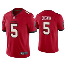 Men's Tampa Bay Buccaneers #5 Vapor Limited Richard Sherman Red Jersey