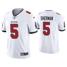 Men's Tampa Bay Buccaneers #5 Vapor Limited Richard Sherman White Jersey