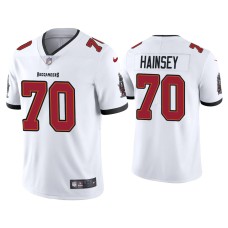 Men's Tampa Bay Buccaneers #70 Robert Hainsey Vapor Limited White Jersey