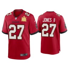 Men's Tampa Bay Buccaneers #27 Ronald Jones II Super Bowl LV Champions Red Game Jersey