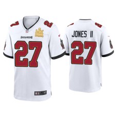 Men's Tampa Bay Buccaneers #27 Ronald Jones II Super Bowl LV Champions White Game Jersey