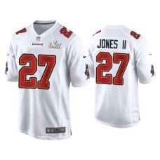 Men's Tampa Bay Buccaneers #27 Ronald Jones II Super Bowl LV White Game Fashion Jersey