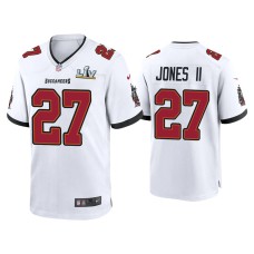 Men's Tampa Bay Buccaneers #27 Ronald Jones II Super Bowl LV White Game Jersey