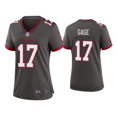 Women's Tampa Bay Buccaneers #17 Russell Gage Pewter Alternate Game Jersey