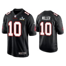 Men's Tampa Bay Buccaneers #10 Scotty Miller Super Bowl LV Black Game Fashion Jersey