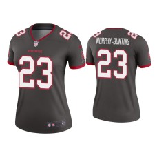 Women's Tampa Bay Buccaneers #23 Sean Murphy-Bunting Pewter Legend Jersey