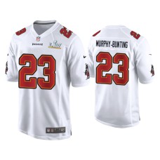 Men's Tampa Bay Buccaneers #23 Sean Murphy-Bunting Super Bowl LV White Game Fashion Jersey