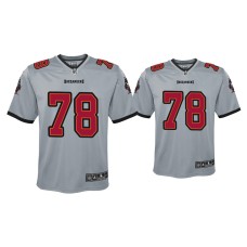 Youth Tampa Bay Buccaneers #78 Tristan Wirfs Gray Inverted Game Jersey