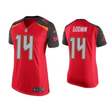 Women's Tampa Bay Buccaneers #14 Chris Godwin Red Game Jersey