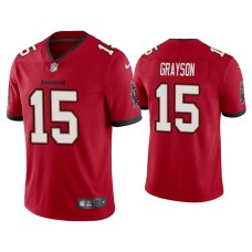 Men's Tampa Bay Buccaneers #15 Cyril Grayson Vapor Limited Red Jersey