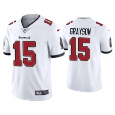 Men's Tampa Bay Buccaneers #15 Cyril Grayson Vapor Limited White Jersey