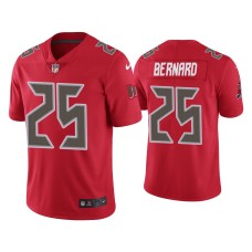 Men's Tampa Bay Buccaneers #25 Color Rush Limited Giovani Bernard Red Jersey