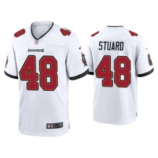 Men's Tampa Bay Buccaneers #48 Grant Stuard White Game Jersey