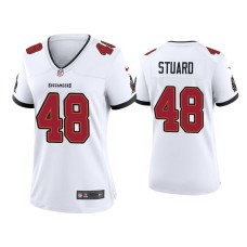 Women's Tampa Bay Buccaneers #48 Grant Stuard White Game Jersey