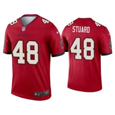 Men's Tampa Bay Buccaneers #48 Grant Stuard Red Legend Jersey