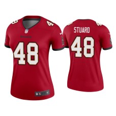 Women's Tampa Bay Buccaneers #48 Grant Stuard Red Legend Jersey