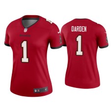 Women's Tampa Bay Buccaneers #1 Jaelon Darden Red Legend Jersey