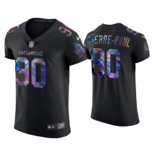 Men's Tampa Bay Buccaneers #90 Jason Pierre-Paul Black Golden Edition Holographic Jersey