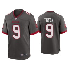 Men's Tampa Bay Buccaneers #9 Joe Tryon Pewter Alternate Game Jersey