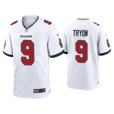 Men's Tampa Bay Buccaneers #9 Joe Tryon White 2021 NFL Draft Game Jersey