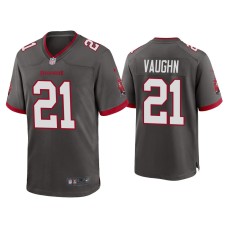 Men's Tampa Bay Buccaneers #21 Ke'Shawn Vaughn Pewter Alternate Game Jersey