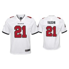 Youth Tampa Bay Buccaneers #21 Ke'Shawn Vaughn White Game Jersey