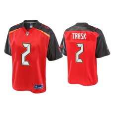 Men's Tampa Bay Buccaneers #2 Kyle Trask Red Pro Line Jersey