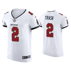 Men's Tampa Bay Buccaneers #2 Kyle Trask White Vapor Elite Jersey