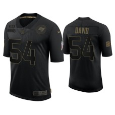 Men's Tampa Bay Buccaneers #54 Lavonte David Black 2020 Salute to Service Limited Jersey