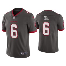 Men's Tampa Bay Buccaneers #6 Le'Veon Bell Vapor Limited Pewter Jersey