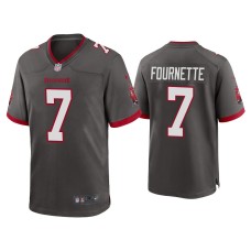 Men's Tampa Bay Buccaneers #7 Leonard Fournette Pewter Alternate Game Jersey